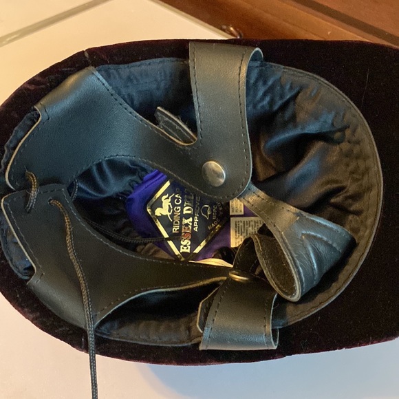 Vintage Essex deluxe Riding cap helmet 6 7/8 - Picture 4 of 11